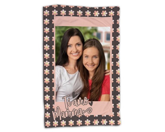 Coperta in pile da decorare con le tue foto
