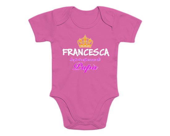 Una grafica da principessa per il tuo body da bambina