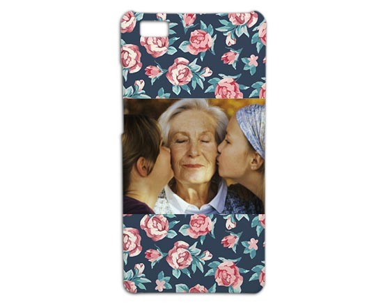 Cover p8 Lite 3D Texture rose