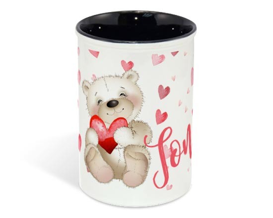 Portapenne in ceramica Sweet teddy bear