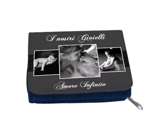 Un raffinato portafoglio in jeans da decorare