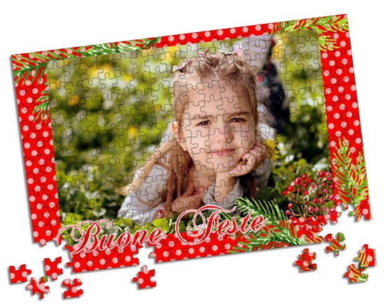 Puzzle A3 Bacche natalizie