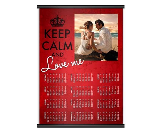 Calendario keep calm A3 Pagina Singola