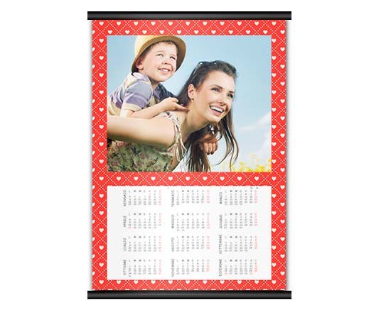 Calendario per S. valentino - Pagina singola A4