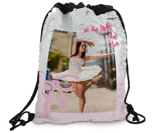 Sacca con paillettes Dance