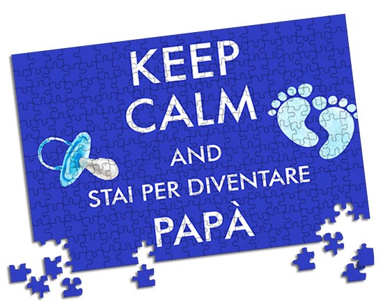 Puzzle A3 Keep calm dad