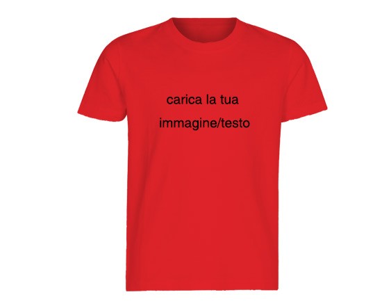 t-shirt bimbo rossa