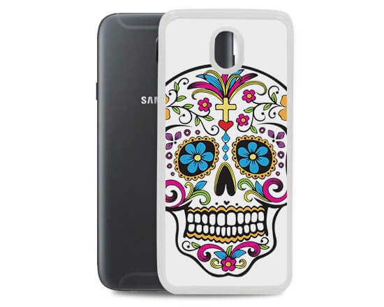 Cover in silicone Galaxy J5 Teschio
