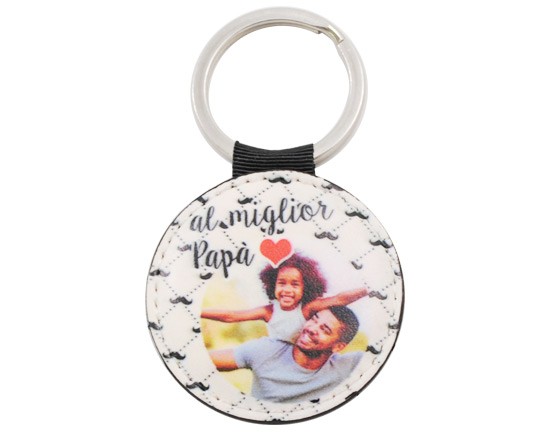 Portachiavi personalizzato con grafica miglior papà
