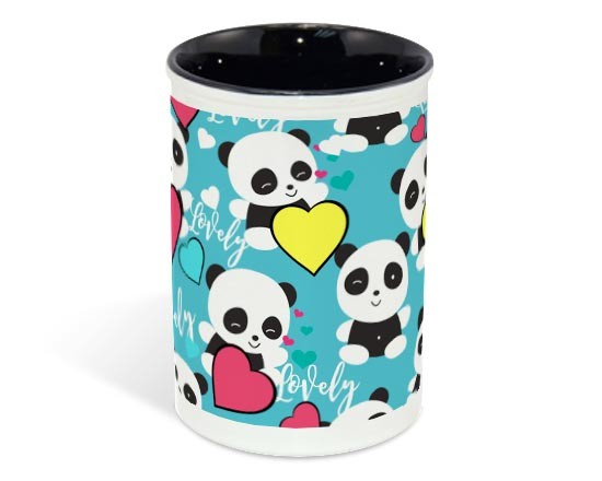 Portapenne in ceramica Lovely panda