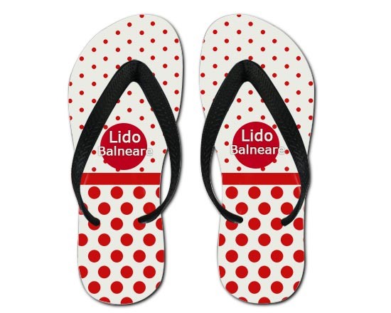 Crea infradito personalizzate anche con logo