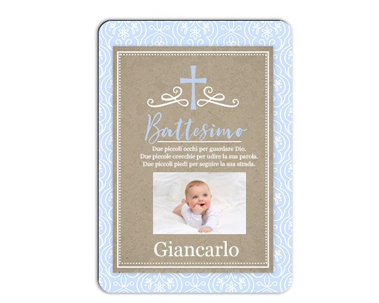 Calamita Rettangolare 9x7 Elegant baptism