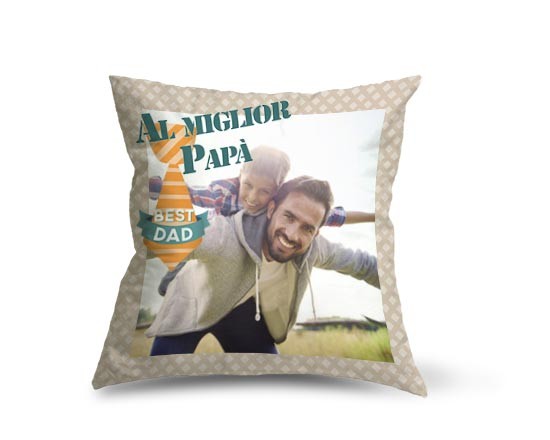 Cuscino in pile Miglior papà