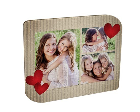 Puzzle con cornice doppia punta cartonato