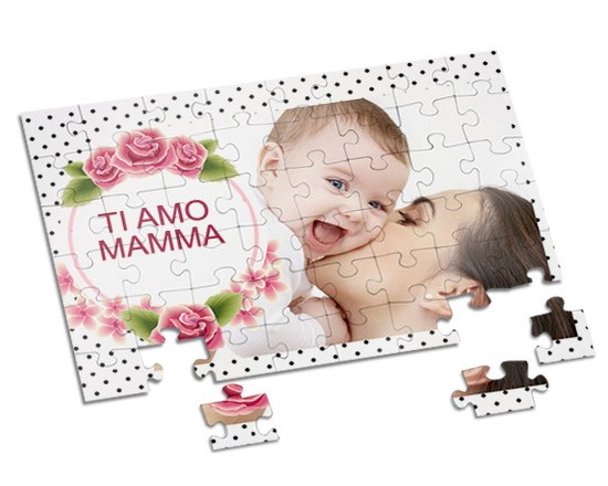 puzzle con grafica festa della mamma