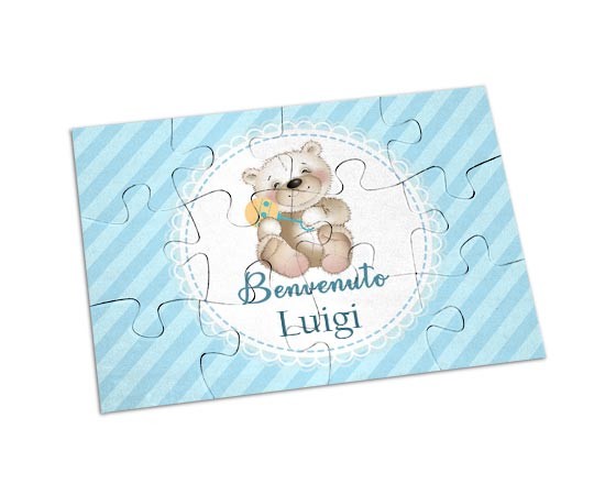 Puzzle magnetici rettangolari Welcome guy