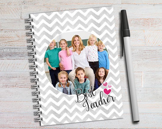 Agenda personalizzata con grafica chic