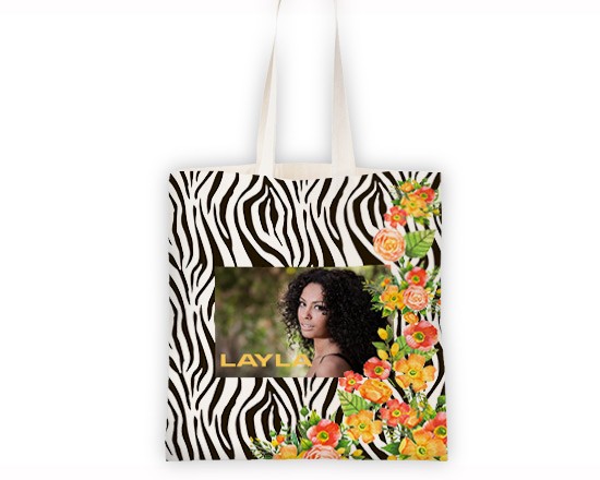 borsa shopping con grafica
