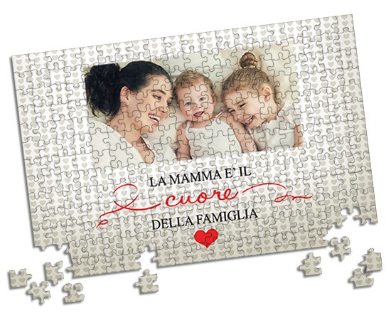 personalizza il puzzle con grafica per la mamma