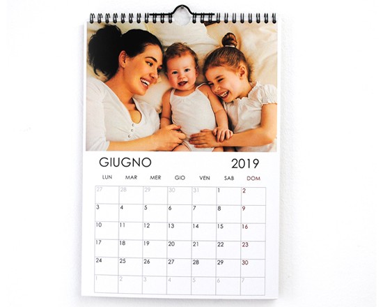 Calendari multipagina formato A4 stampati con foto