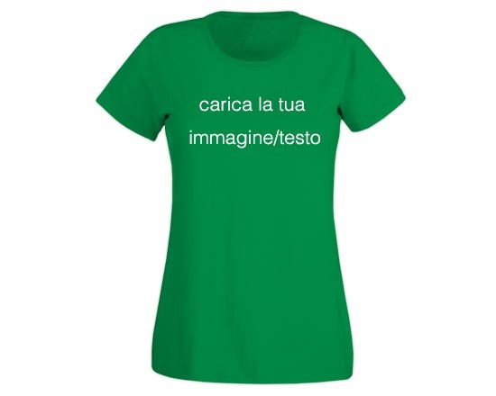 T-shirt donna in cotone personalizzata