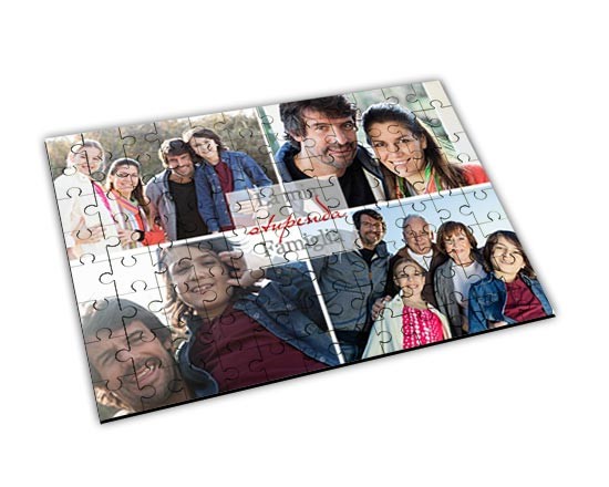 Il puzzle con foto dallo stile collage