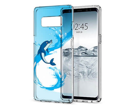 Cover Trasparente Galaxy Note 8 Delphin