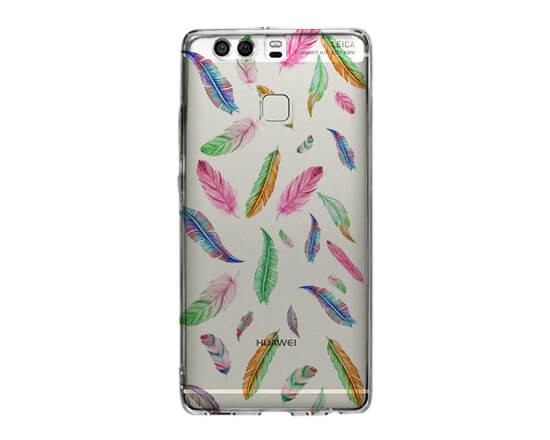 Cover trasparente Huawei P9 Piume
