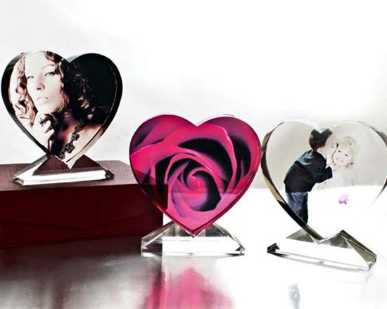 Foto su Cristallo Cuore