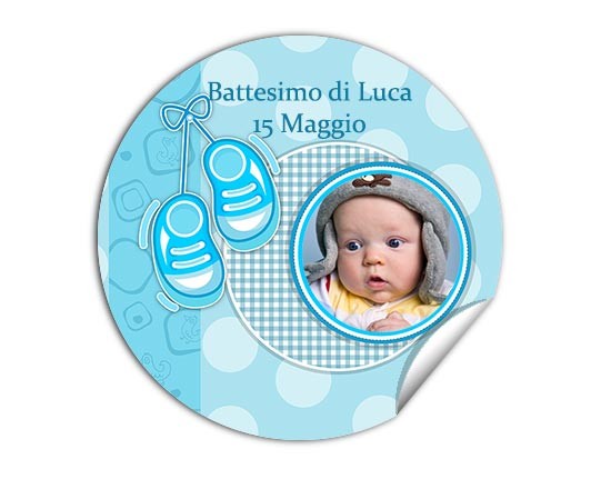 Il dolce sticker da donare ad un bimbo