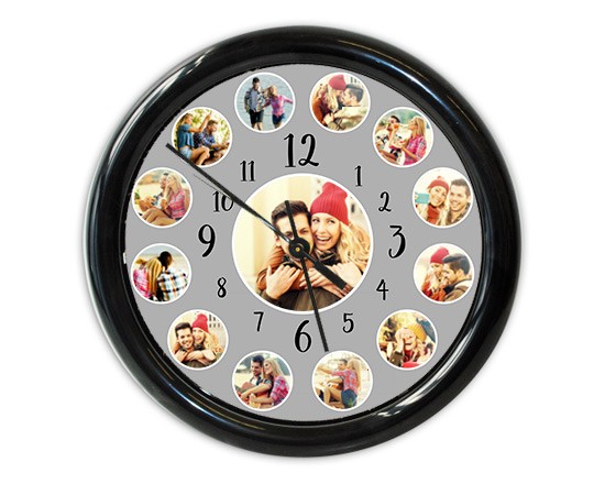 Orologio da muro rotondo Circle collage