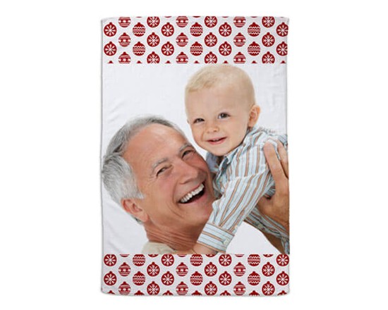 Coperta 100x150 Palle di Natale