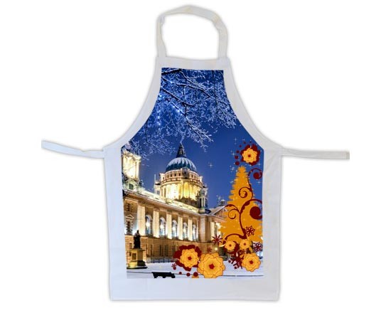 Grembiule natalizio personalizzato con le tue foto