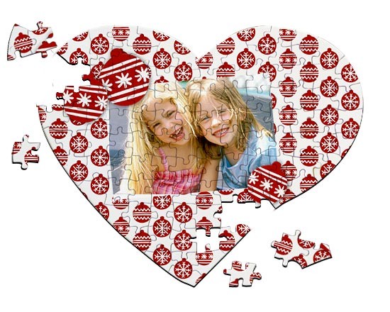 Palline rosse per la stampa del tuo puzzle