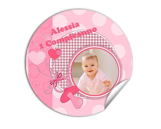 Il piccolo adesivo per una bimba dolcissima