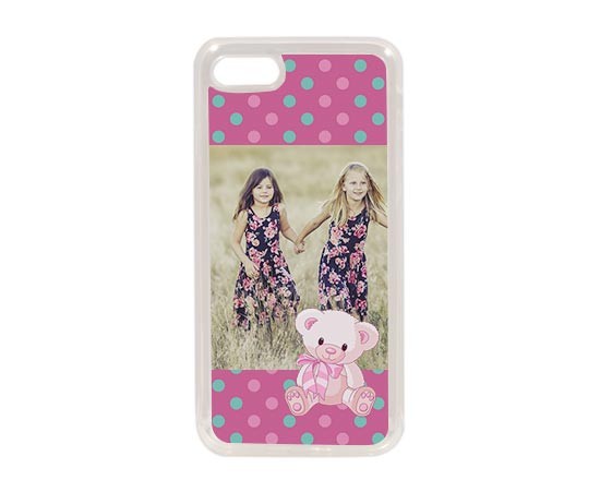 Pois colorati su Cover in silicone iPhone 7