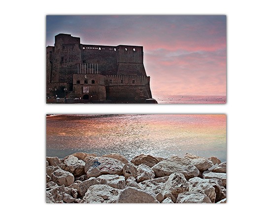 Una pannelli orizzontali per la stampa della tua foto