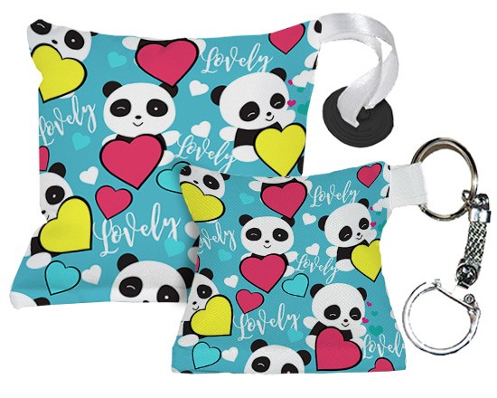 Cuscinetto dreams portachiavi con panda