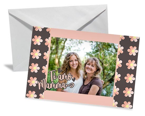 Bigliettino Auguri Ti amo mamma