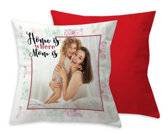 Cuscino con grafica floreale