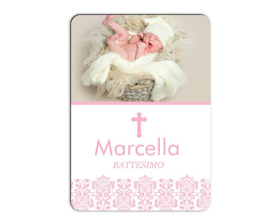 Calamita con grafica nel colore rosa