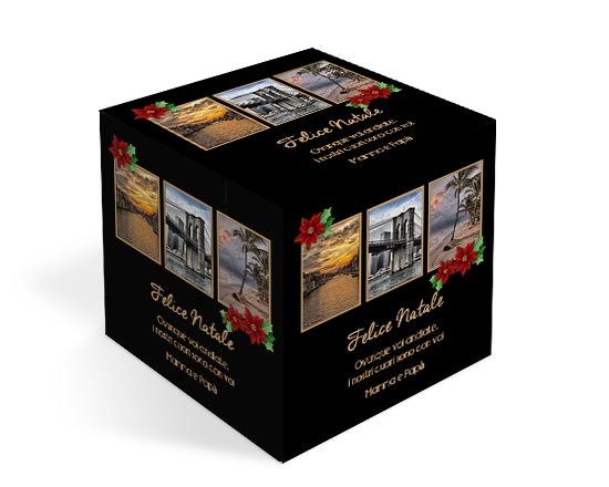 Foto cubo immagini Black christmas