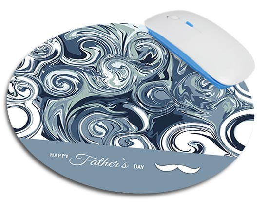 Tappetino mouse tondo Blue father