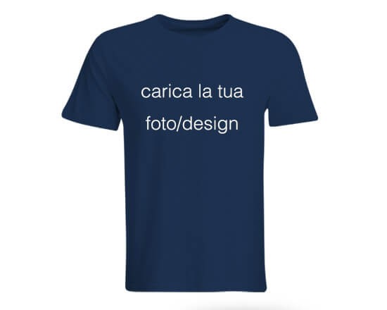 Maglia blu navy da personalizzare