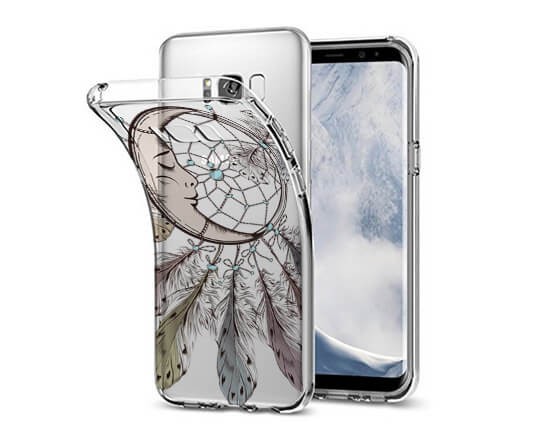 Cover Trasparente Galaxy S8 Plus acchiapasogni