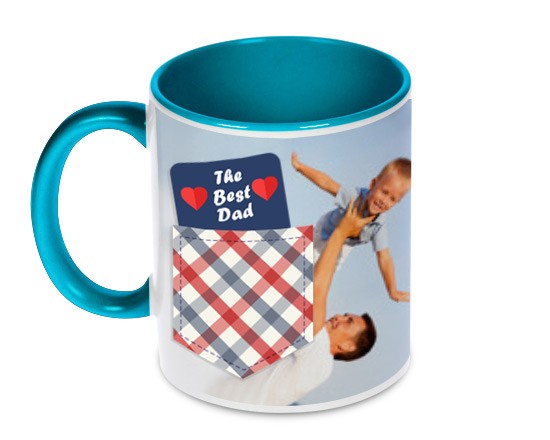 Tazza panoramica con grafica per il papà