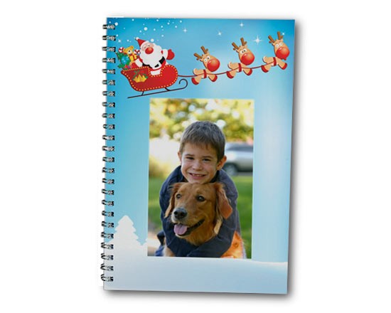 Agenda personalizzata con grafica renne natalizie