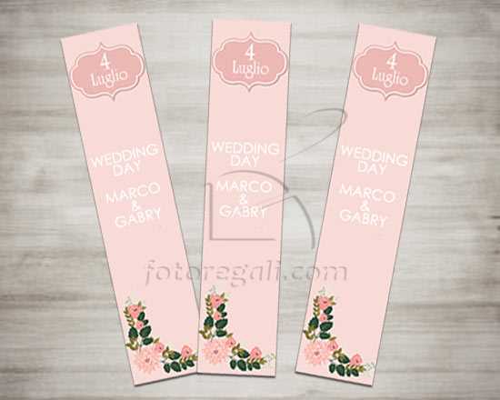 Segnalibro Pink event