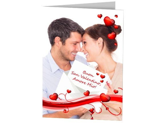 Biglietto - Card pieghevole con grafica message