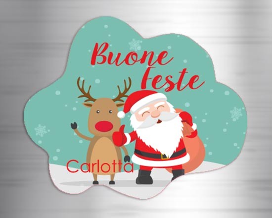 Calamita nuvola Babbo e renna